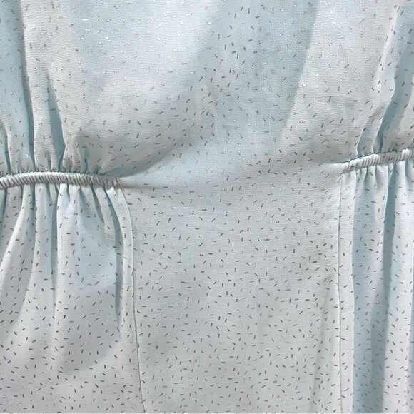 Francesca’s Aina Be chiffon dress with silver flecks size small - Picture 5 of 9